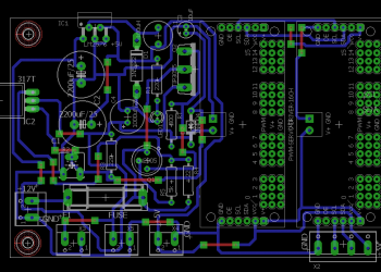 pcb rangkaian lm317