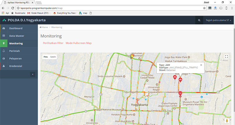 report tracking karyawan