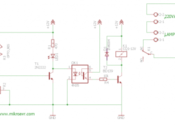 rangkaian sensor cahaya Lampu Taman