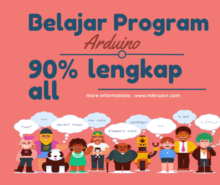 belajar program arduino