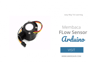 membaca flow sensor arduino