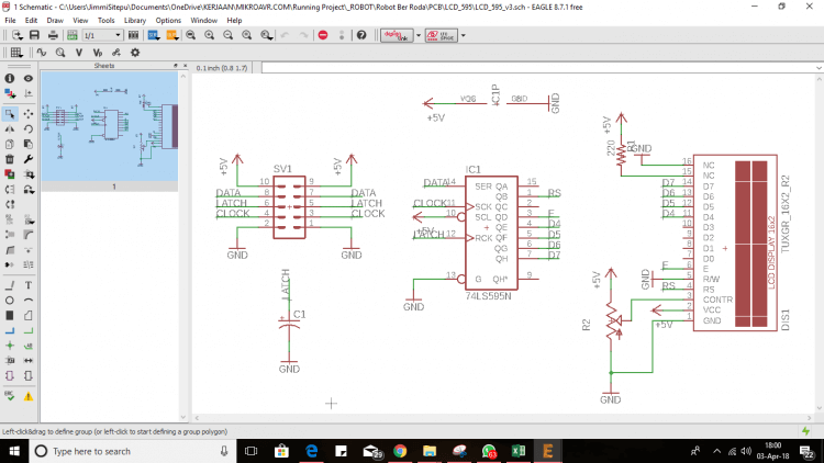 74hc595 LCD arduino