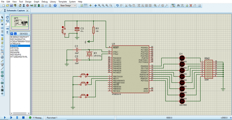 program led berjalan