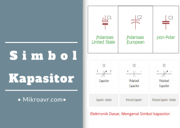 simbol kapasitor lengkap