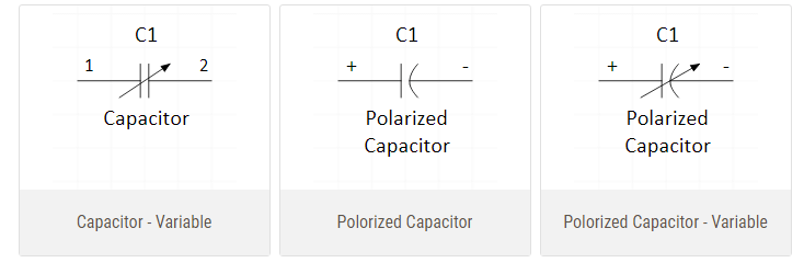 simbol kapasitor variable