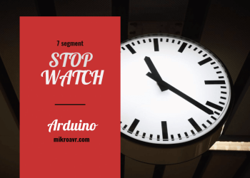 stoptwatch Arduino seven segment