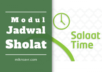 Modul Jadwal Sholat Running Text Untuk Rumah dan Kantor