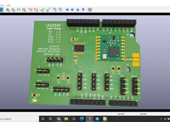 LoRa Shield Arduino Support Arduino Uno, Arduino mega dan Arduino Mega128